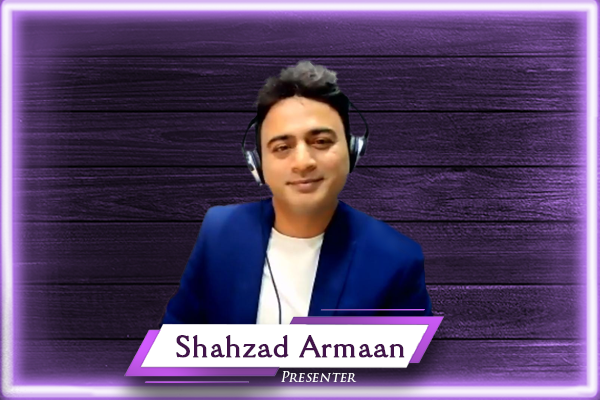 Shahzad Armaan Bazme Ahleqalam Presenter