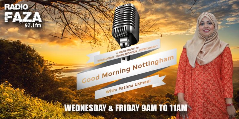 Good Morning Nottingham with Fatima Poster