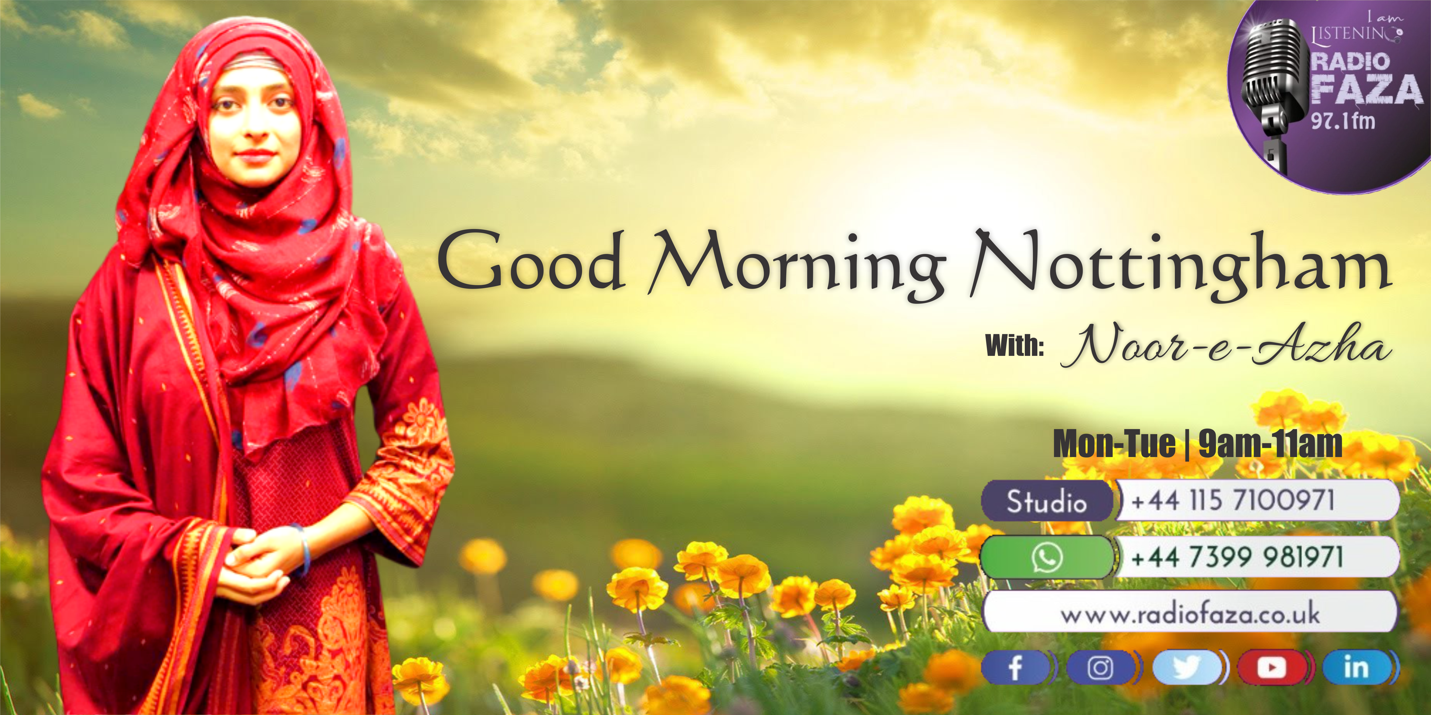 Good Morning Nottingham with Khizra Poster