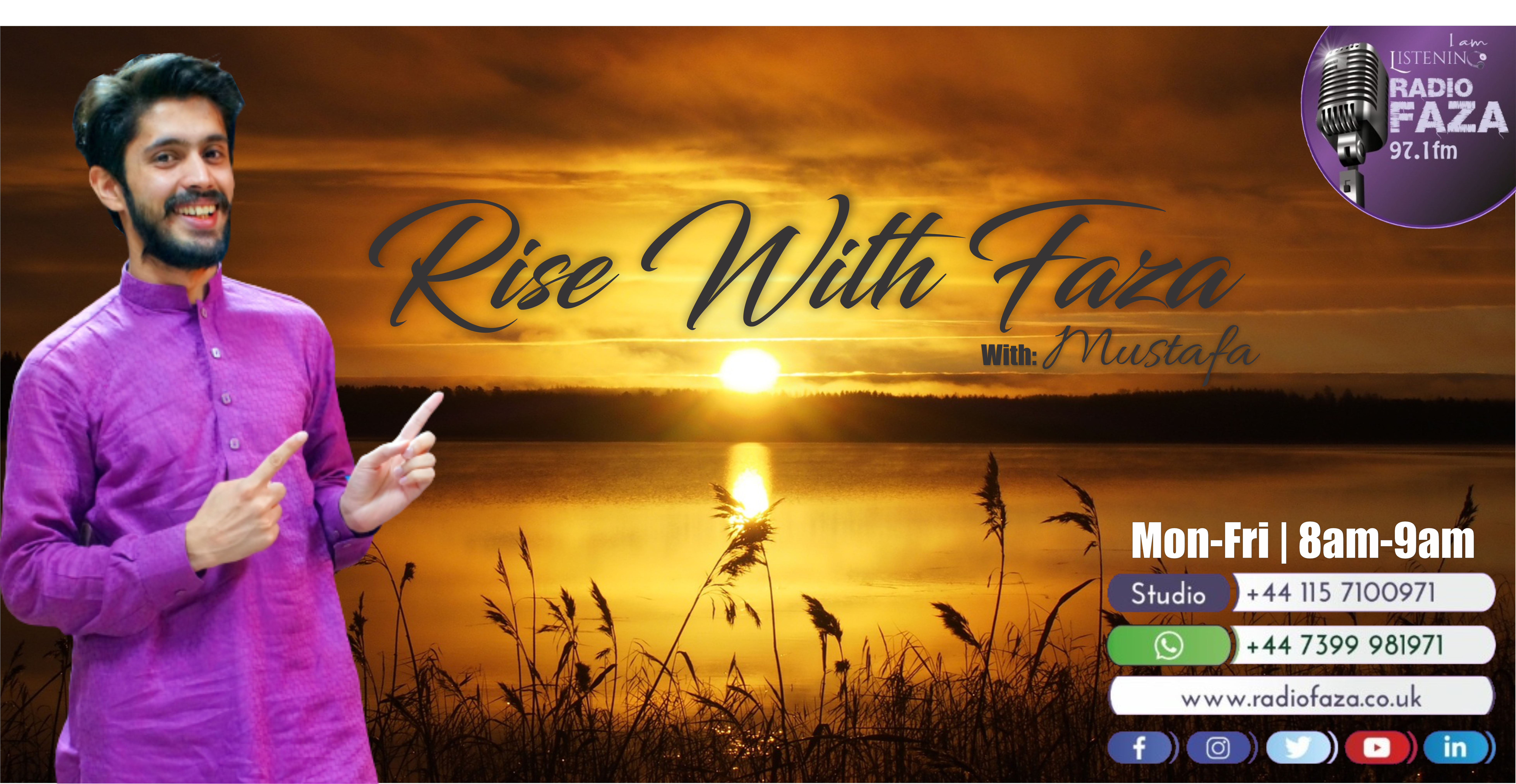 Rise With Faza Poster